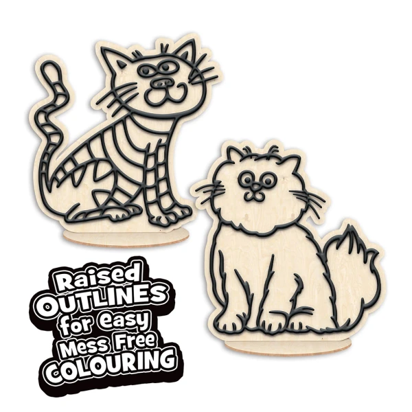 SPLAT PLANET MESS-FREE PAINT KIT WITH CLAY CATS