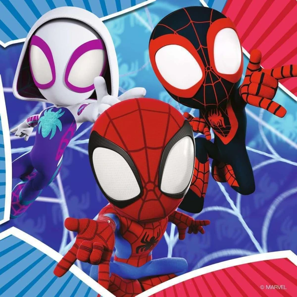 RAVENSBURGER PUZZLE 3X49 pcs SPIDEY AND FRIENDS