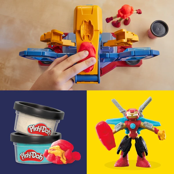 PLAY-DOH PLAYSET IRON MAN ARMOR MAKER LAB