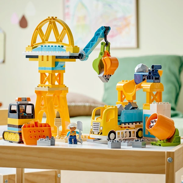 LEGO® DUPLO® TOWN 3 ΣΕ 1 ΕΡΓΟΤΑΞΙΟ ΟΙΚΟΔΟΜΗΣ ΚΑΙ ΟΧΗΜΑΤΑ