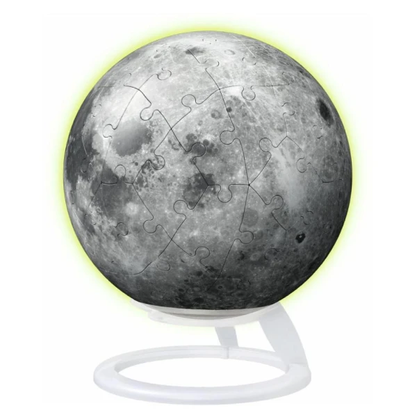 RAVENSBURGER 3D PUZZLE 72 pcs GLOW IN THE DARK - MOON