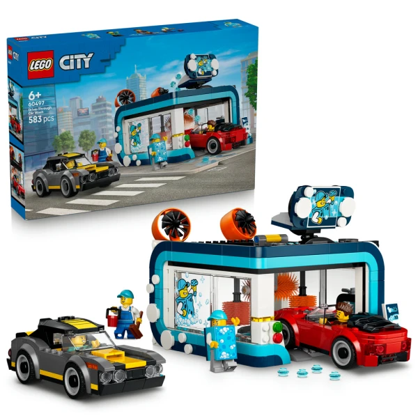 LEGO® CITY MY CITY DRIVE-THROUGH CAR WASH