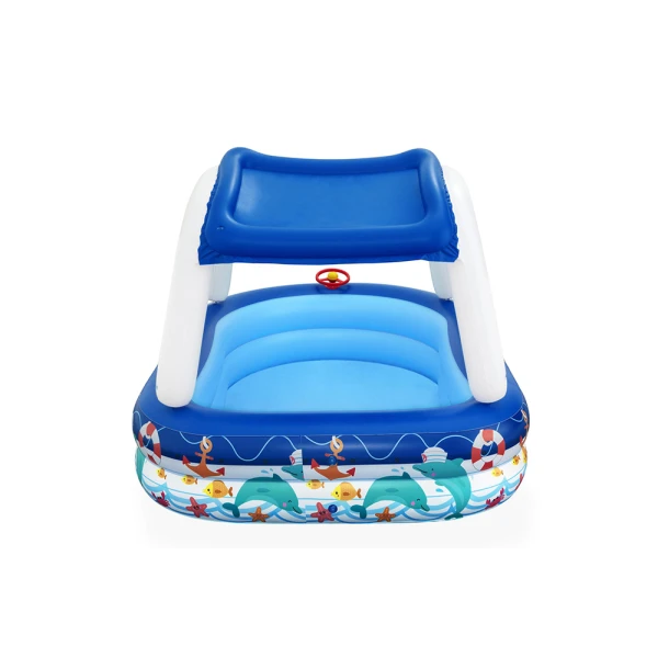 BESTWAY INFLATABLE FAMILY POOL 212X155X132 cm SEA CAPTAIN