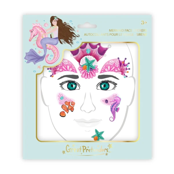 FACE STICKERS MERMAID