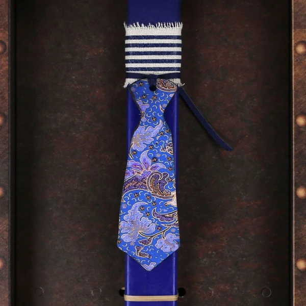 SYNCHRONIA HANDMADE CANDLE 30 cm BASIC - PAISLEY TIE