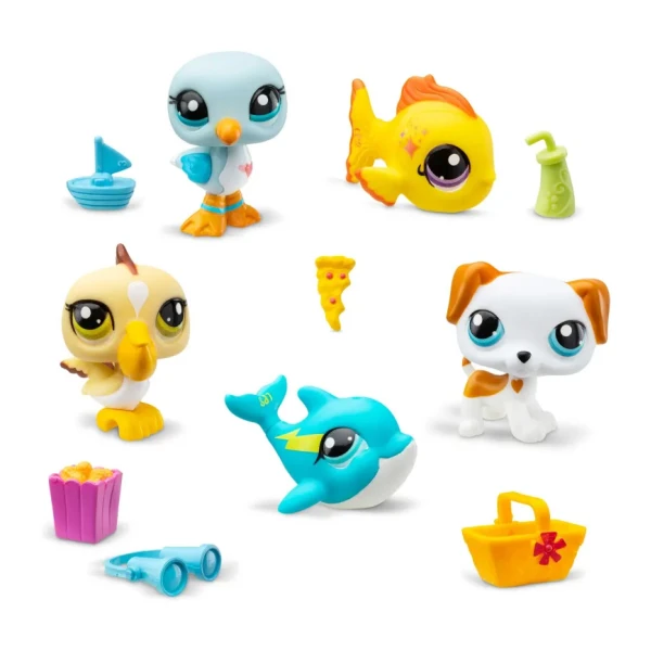 LITTLEST PETSHOP ΦΙΓΟΥΡΕΣ 5 τμχ. ΚΑΙ ΑΞΕΣΟΥΑΡ - ΠΑΡΑΛΙΑ