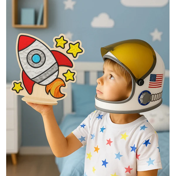 SPLAT PLANET MESS-FREE PAINT KIT WITH CLAY SPACE