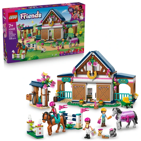 LEGO® FRIENDS ΣΤΑΒΛΟΣ ΑΛΟΓΩΝ ΚΑΙ ΣΧΟΛΗ ΙΠΠΑΣΙΑΣ