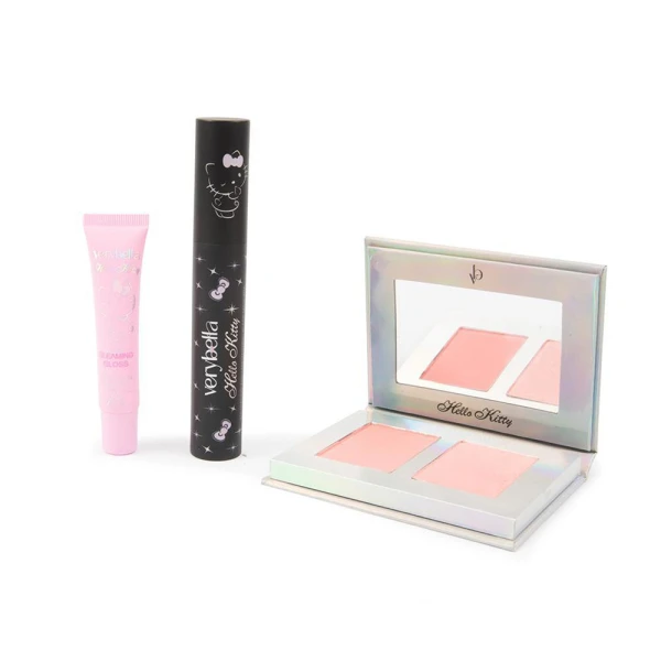 VERY BELLA HELLO KITTY BEAUTY CASE WITH COSMETICS