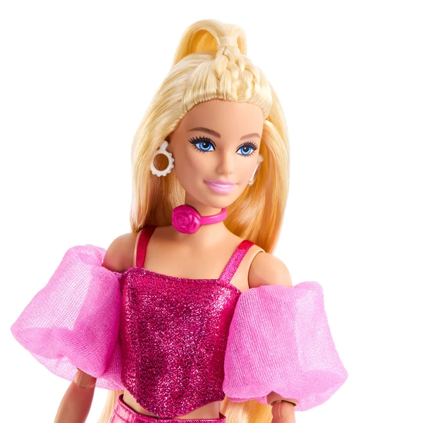 ΚΟΥΚΛΑ BARBIE DELUXE STYLE METALLICS - ΡΟΖ ΣΥΝΟΛΟ