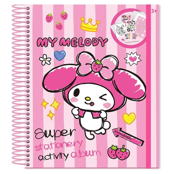 STATIONERY SPIRAL  SET 45 pcs MY MELODY