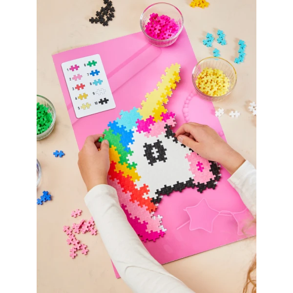 PLUS PLUS PUZZLE BY NUMBER UNICORN 250 pcs.