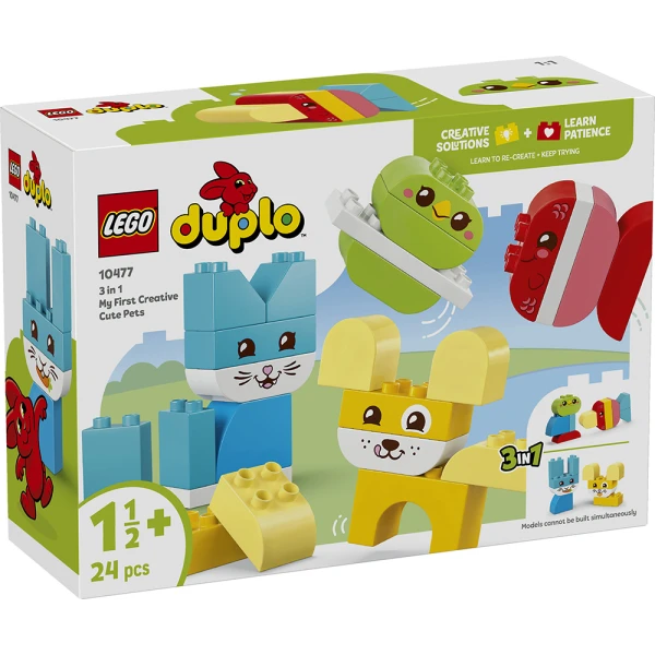 LEGO® DUPLO® MY FIRST 3 ΣΕ 1 ΔΗΜΙΟΥΡΓΙΚΑ ΧΑΡΙΤΩΜΕΝΑ ΚΑΤΟΙΚΙΔΙΑ