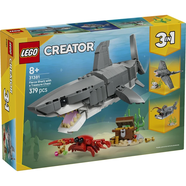 LEGO® CREATOR ΆΓΡΙΟΣ ΚΑΡΧΑΡΙΑΣ ΜΕ ΣΕΝΤΟΥΚΙ ΘΗΣΑΥΡΟΥ