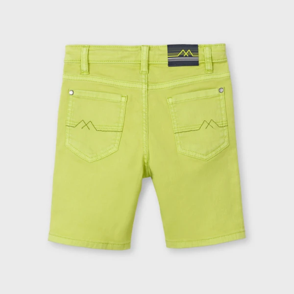 MAYORAL BERMUDA DENIM YELLOW-GREEN