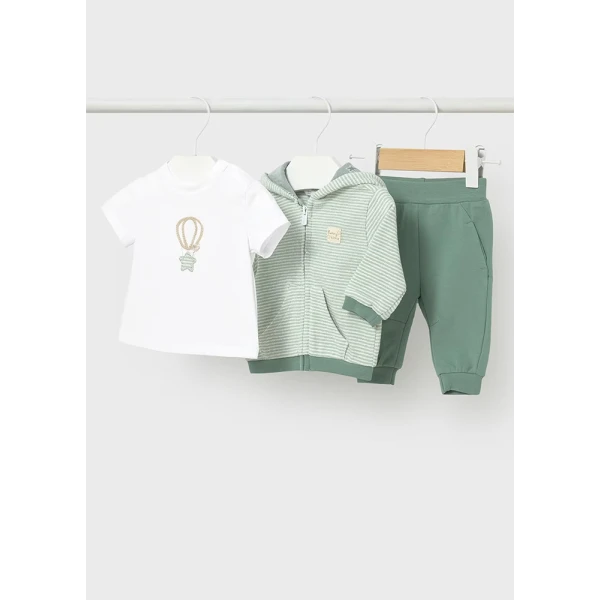 MAYORAL TRACKSUIT 3 PIECES BLOUSE GREEN