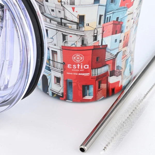 ESTIA HOME ART ΘΕΡΜΟΣ COFFEE MUG 350ml - URBAN MYTHOS