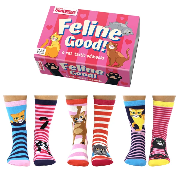 ΓΥΝΑΙΚΕΙΕΣ ΚΑΛΤΣΕΣ Νο 37-42 ΣΕΤ 6 τεμ. FELINE GOOD