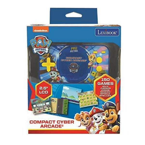 LEXIBOOK COMPACT CYBER ARCADE PORTABLE GAMING CONSOLE - PAW PATROL