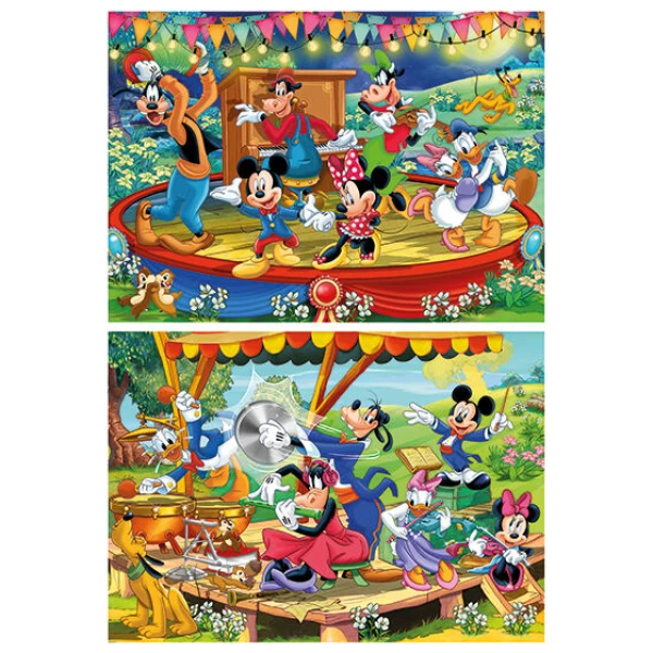 CLEMENTONI ΠΑΙΔΙΚΟ ΠΑΖΛ SUPER COLOR MICKEY AND FRIENDS 2X60 ΤΜΧ