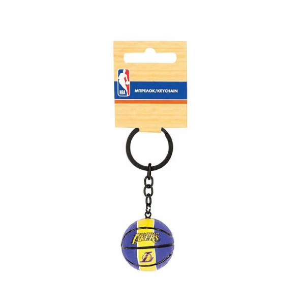 BACK ME UP KEYCHAN 3D BALL NBA LAKERS