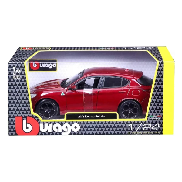 BBURAGO 1:24 ALFA ROMEO STELVIO RED