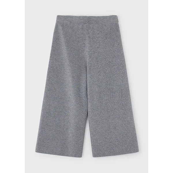 MAYORAL TROUSERS ZIP CULOTTES KNITTED GREY INTENSE