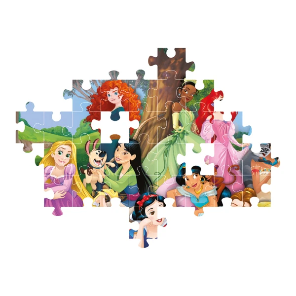 CLEMENTONI ΠΑΙΔΙΚΟ ΠΑΖΛ SUPER COLOR DISNEY ΠΡΙΓΚΙΠΙΣΣΕΣ 104 ΤΜΧ