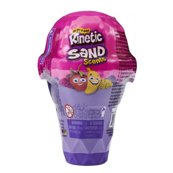KNS KINETIC SAND SCENTED ICE CREAM CONTAINER - 2 COLOURS
