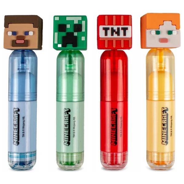 ΣΕΤ 4 ΥΠΟΓΡΑΜΜΙΣΤΕΣ ΜΕ ΣΦΡΑΓΙΔΑ MINECRAFT