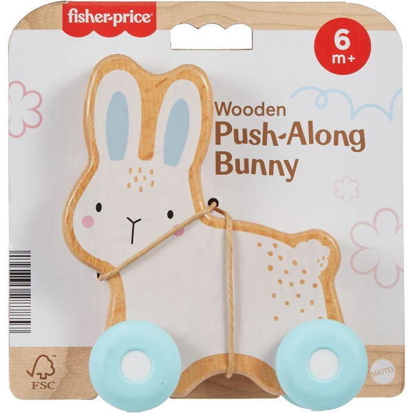 FISHER PRICE NEWBORN PULL ALONG BUNNY