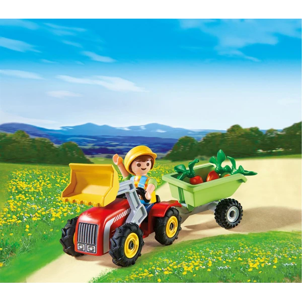 PLAYMOBIL ΠΑΣΧΑΛΙΝΗ ΕΚΠΛΗΞΗ - ΑΓΟΡΑΚΙ ΜΕ ΤΡΑΚΤΕΡ