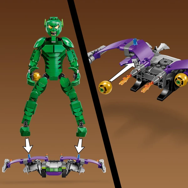 LEGO® MARVEL ΦΙΓΟΥΡΑ ΚΑΤΑΣΚΕΥΗΣ ΓΚΡΙΝ ΓΚΟΜΠΛΙΝ