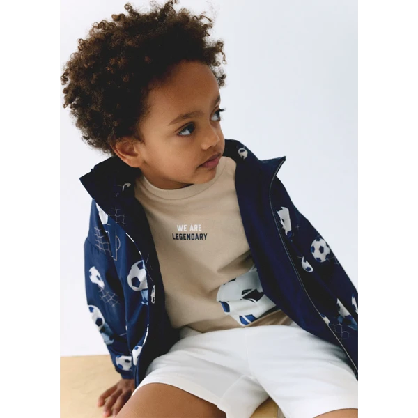MAYORAL WINDBREAKER PRINTED NAVY BLUE 