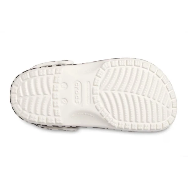 CROCS CLASSIC WARPED CHECKER CLOG K WHITE/BLACK