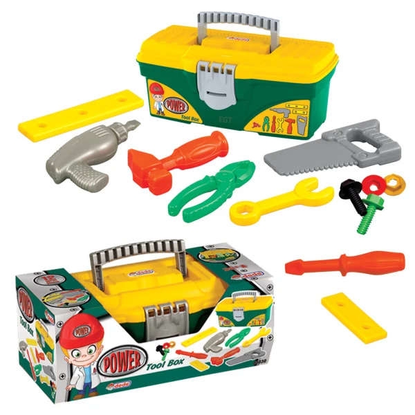 KIDS TOOL BOX GREEN-YELLOW