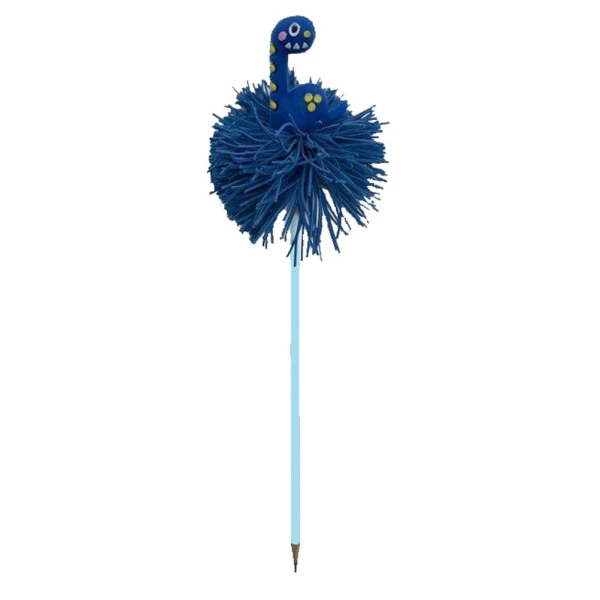 THE LITTLIES PENCIL WITH RUBBER DINOSAUR - 3 COLOURS