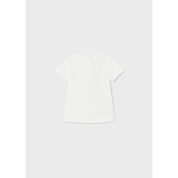 MAYORAL SHORT SLEEVE BLOUSE WHITE-YELLOW