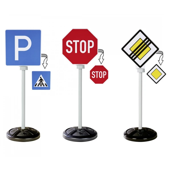 BIG TRAFFIC SIGNS SET