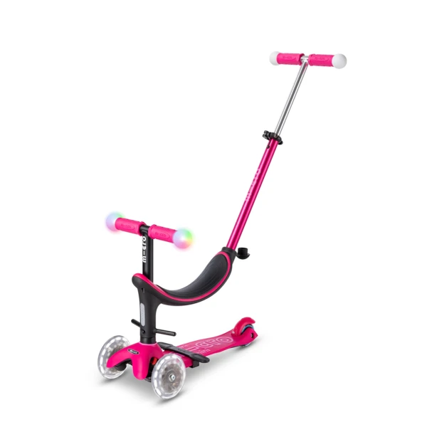 MICRO 3ΤΡΟΧΟ ΠΑΤΙΝΙ 4IN1 MINI 2GROW ΡΟΖ