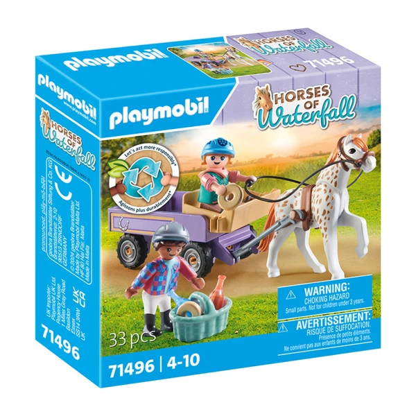 PLAYMOBIL HORSES OF WATERFALL ΆΛΟΓΟ ΜΕ ΑΜΑΞΑ