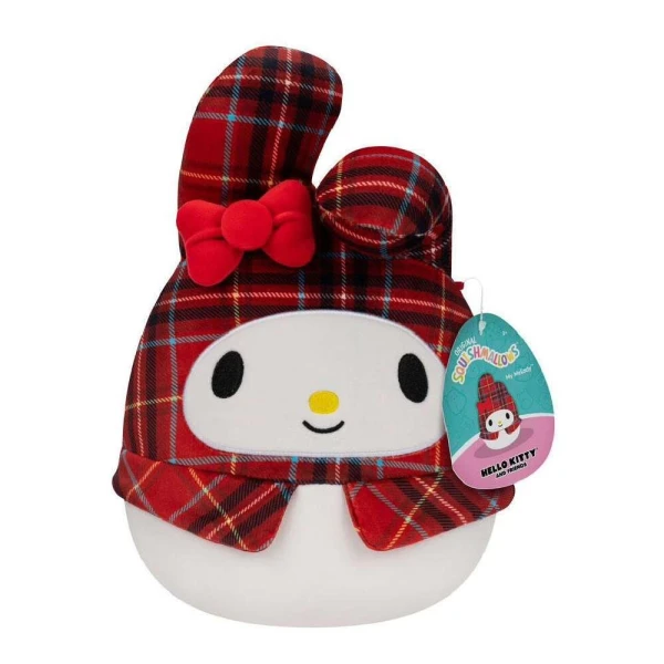 SQUISHMALLOWS SANRIO PLUSH 20 cm MY MELODY IN RED PLAID
