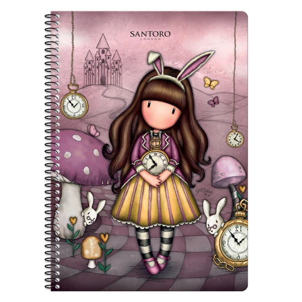 SPIRAL NOTEBOOK 2 TOPICS 17X25 cm GORJUSS - 3 DESIGNS