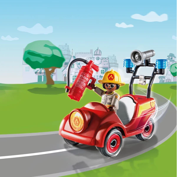 PLAYMOBIL DUCK ON CALL - FIRE RESCUE MINI-CAR
