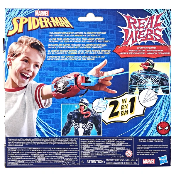 SPIDERMAN REAL WEBS ULTIMATE WEB BLASTER