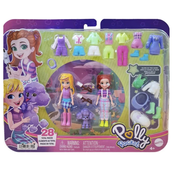 POLLY POCKET ΝΕΑ ΚΟΥΚΛΑ ΜΕ ΜΟΔΕΣ ΜΕΓΑΛΟ PACK