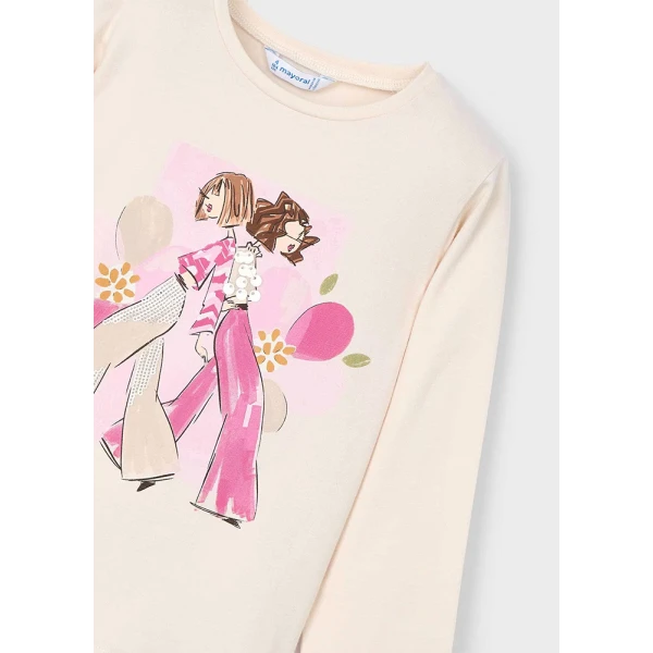 MAYORAL LONG SLEEVES BLOUSE BEIGE LIGHT
