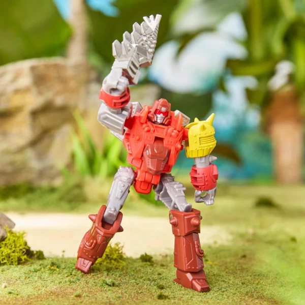 TRANSFORMERS CYBERWORLD CYBER CHANGERS - DINOBOT SNARL