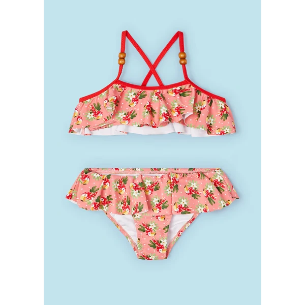 MAYORAL BIKINI FRILL PINK-SALMON