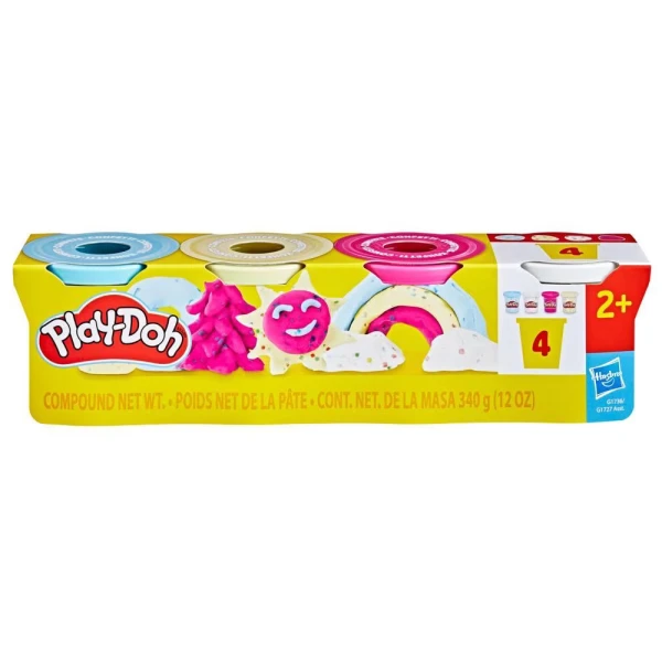 PLAY-DOH ΣΕΤ 4 ΒΑΖΑΚΙΑ CONFETTI FUN